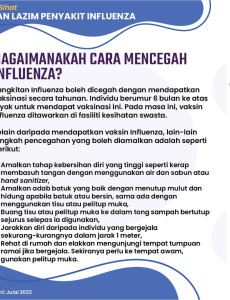 Bagaimanakah Cara Mencegah Influenza?